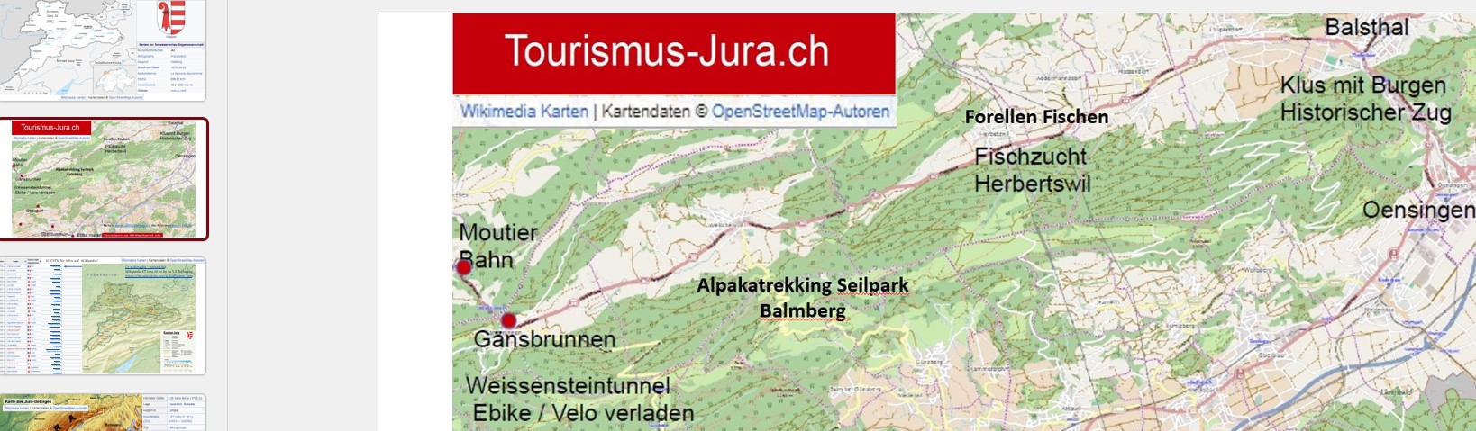 tourismus jura