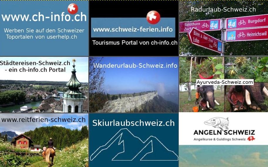 urlaub schweiz portale